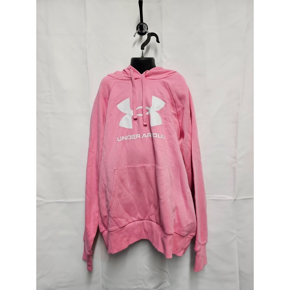 New with tags Under Armour Rival Fleece Lock-up Hoodie with white logo-Womens S